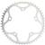 Type S BCD130 2x9-10s Silver Outer Chainring