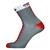 ULTRACARBONSOCKS Socks Grey/Red Size 43/47