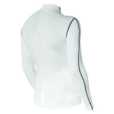 WP3 Long Sleeve Close-Mesh Polo Neck Base Layer Grey