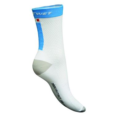 Cool Skinlife Polyamide Socks White/Turquoise Size 38-42