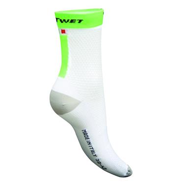 Cool Skinlife Polyamide Socks White/Green Fluo